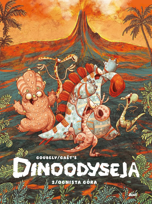 okładka Dinoodyseja. Ognista góra książka