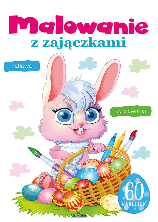 okładka Malowanie z zajączkami książka | Monika Matusiak