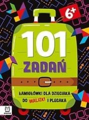 okładka 101 zadań. Łamigłówki do walizki i plecaka od 6lat książka | Praca Zbiorowa