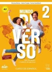 okładka Mundo Diverso 2 A2 podręcznik + ćwiczenia książka | Carina Gambluch, Jaime Corpas, Encina Alonso