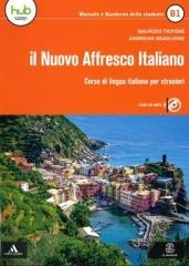 okładka Nuovo Affresco Italiano B1 podręcznik + MP3 książka | Andreina Sgaglione, Maurizio Trifone