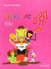 okładka Clave de sol 1 przewodnik metodyczny książka | Rodriguez Beatriz, Valencia Luz, Caso Monica