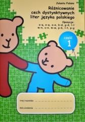 okładka Różnicowanie cech dystynktywnych liter cz.1 książka | Jolanta Falana-Kozłowska