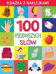 okładka 100 pierwszych słów. Książka z naklejkami książka | Prca zbiorowa
