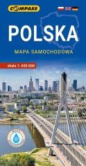 okładka Mapa - Polska mapa samochodowa lam 1:650 000 książka | praca zbirowa
