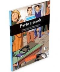 okładka Furto a scuola A1-A1+ książka | Praca Zbiorowa