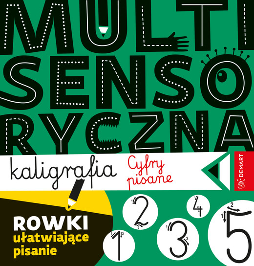 okładka Cyfry pisane. Multisensoryczna kaligrafia książka | Anna Borchard