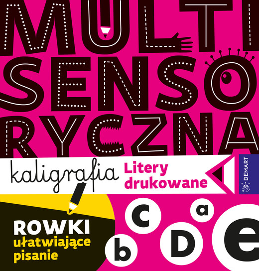 okładka Litery drukowane. Multisensoryczna kaligrafia książka | Anna Borchard