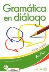 okładka Gramatica en dialogo poziom A1/A2 + klucz książka | Praca Zbiorowa