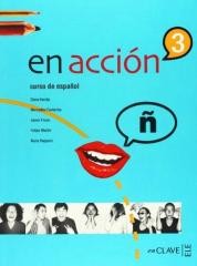 okładka En accion 3 B2 podręcznik + audio książka | Praca Zbiorowa
