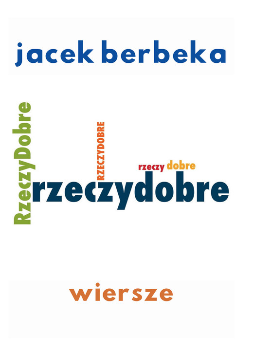 okładka Rzeczy dobre ebook | pdf | Jacek Berbeka