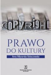 okładka Prawo do kultury książka | Anna Sobaczewska