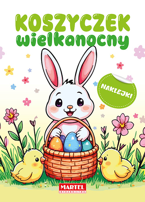 okładka Koszyczek wielkanocny z naklejkami książka | Natasza Korpik