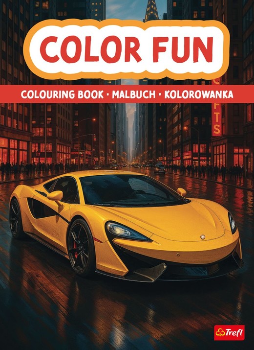 okładka Auta. Kolorowanka. Malbuch. Colouring book książka | Opracowanie zbiorowe