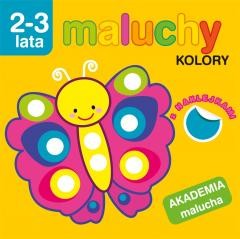 okładka Akademia malucha. Kolory z naklejkami książka | Praca Zbiorowa