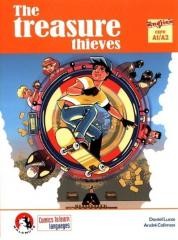okładka The treasure thieves - Comics to learn A1/A2 książka | Andre Caliman, Daniel Lucas