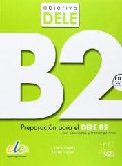 okładka Objetivo DELE nivel B2 książka + CD książka | Praca Zbiorowa