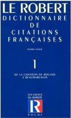 okładka Dictionnaire poche citations francaises T.1 książka | Pierre Oster