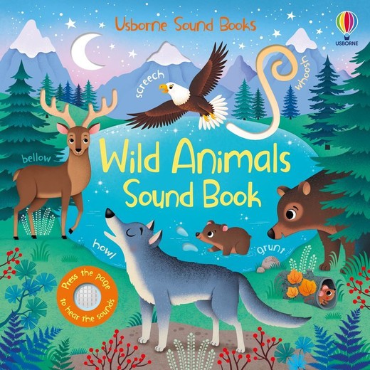 okładka Wild Animals Sound Book wer. angielska książka | Federica Iossa, Sam Taplin