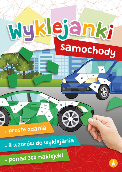 okładka Samochody. Wyklejanki książka | Wydawnictwo Skrzat