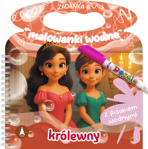 okładka Królewny. Zadanka & malowanki wodne książka | Wioleta Żyłowska