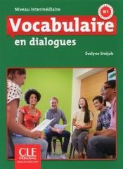 okładka Vocabulaire en dialogues Niveau intermediaire B1 książka | Praca Zbiorowa