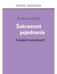 okładka Sakrament pojednania książka | ks. RosikMariusz