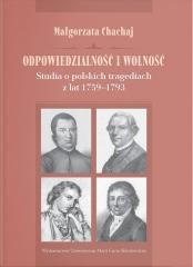 okładka Odpowiedzialność i wolność książka | Małgorzata Chachaj