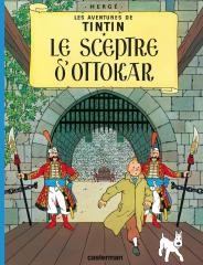 okładka Tintin le Sceptre d'ottokar książka | Herge