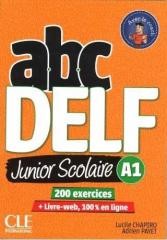 okładka ABC DELF Junior Scolaire A1 książka + DVD książka | Adrien Payet, Chapiro Lucile