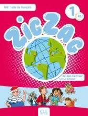 okładka Zig Zag 1 A1 podręcznik + CD CLE książka | Vanthier Helene