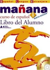 okładka Manana 1 podręcznik + CD książka | Alonso Paz, Barbera Isabel