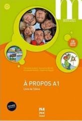 okładka A propos A1 podręcznik + CD książka | Praca Zbiorowa
