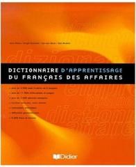 okładka Dictionnaire d`apprentissage du francais des affai książka | Jean Binon, Serge Verlinde