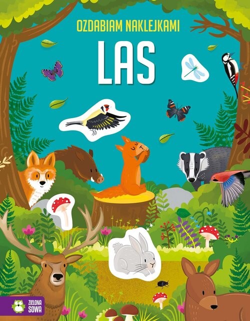 okładka Ozdabiam naklejkami. Las książka