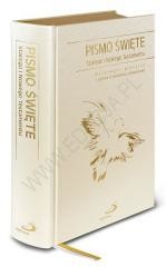 okładka Pismo Święte ST i NT (standard białe, złocone) książka | Praca Zbiorowa
