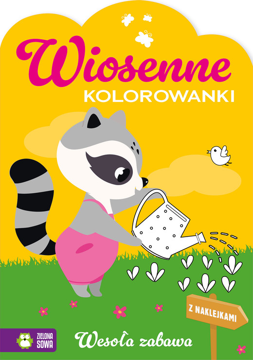 okładka Wesoła zabawa. Wiosenne kolorowanki książka | Opracowanie zbiorowe