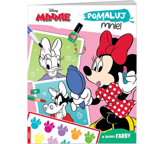 okładka Disney Minnie Pomaluj mnie! MAK-9103 książka | Opracowanie zbiorowe