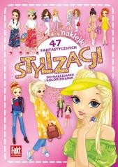 okładka 47 fantastycznych stylizacji. do naklejania.. książka | Praca Zbiorowa
