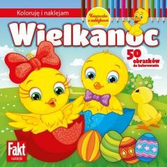 okładka Wielkanoc. Koloruję i naklejam książka | Praca Zbiorowa