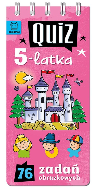 okładka Quiz 5-latka. 76 zadań obrazkowych książka | Anna Podgórska