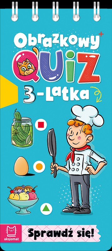 okładka Obrazkowy quiz 3-latka. Sprawdź się! książka | Agnieszka Bator