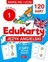 okładka EduKarty. Język angielski dla kl. 1 książka | Bartłomiej Paszylk