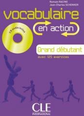 okładka Vocabulaire en action Grand debutant + CD książka | Racine Romain