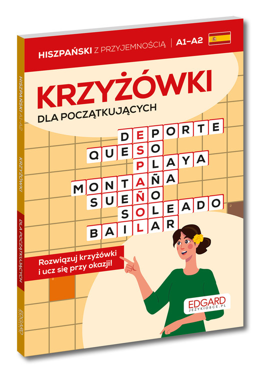 okładka Hiszpański. Krzyżówki dla początkujących A1–A2 książka | Opracowanie zbiorowe