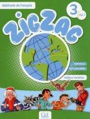 okładka Zig Zag 3 A2 podręcznik +CD książka | Praca Zbiorowa