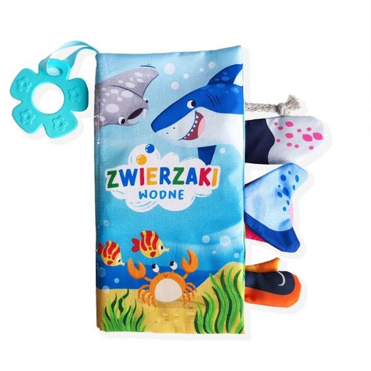 okładka Zwierzaki wodne. Książeczka sensoryczna książka | Ślizowska Monika