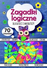 okładka Zagadki logiczne dla dzieci i młodzieży 70 zagadek książka | Agnieszka Wileńska