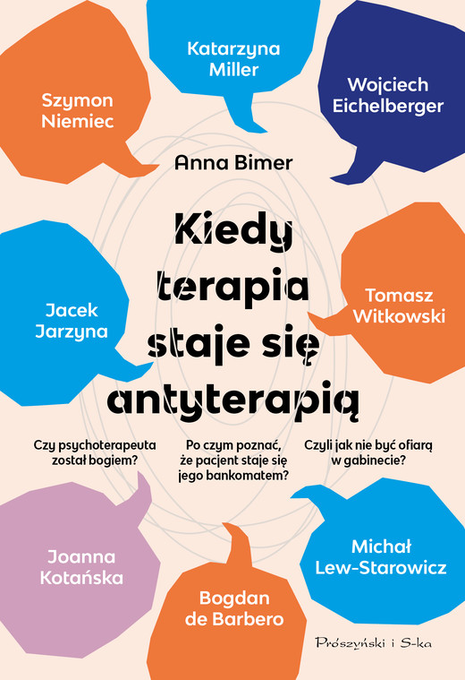 okładka Kiedy terapia staje się antyterapią książka | Anna Bimer