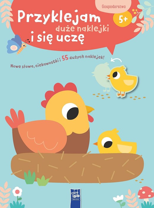 okładka Przyklejam duże naklejki i się uczę. Gospodarstwo książka | Opracowanie zbiorowe